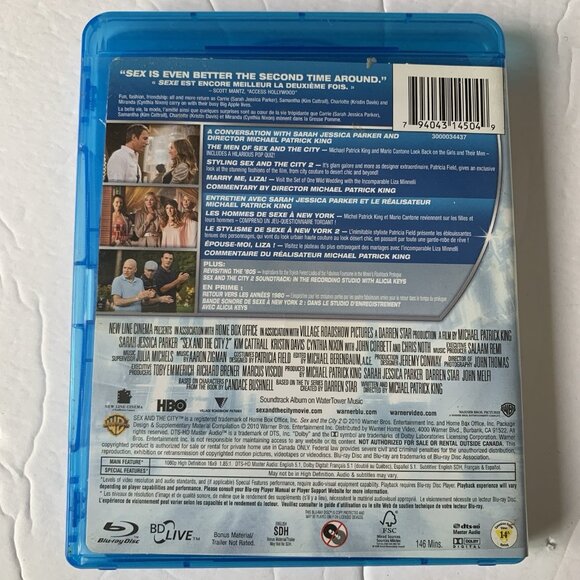 Sex and the City 2 (Blu-ray/DVD, 2010 - Picture 2 of 3